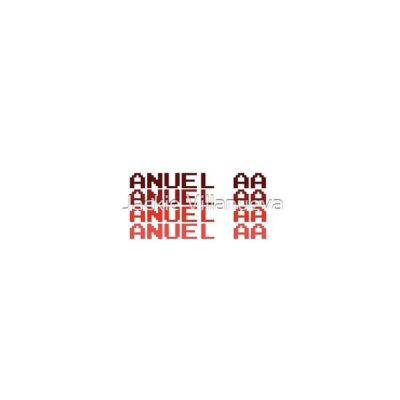 Red Anuel Aa Logo Tote Bag Official Anuel AA Merch