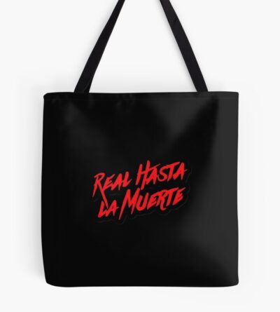 Anuel Aa Real Until Death Tote Bag Official Anuel AA Merch