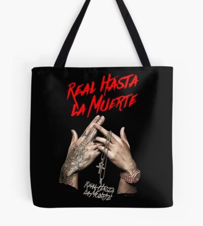 Anuel Aa Real Hasta La Muerte Tote Bag Official Anuel AA Merch