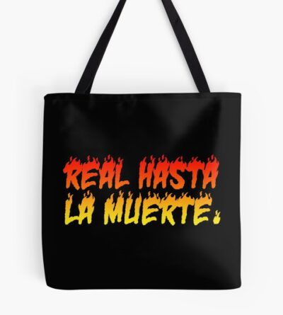 Anuel Aa - Real Hasta La Muerte Tote Bag Official Anuel AA Merch
