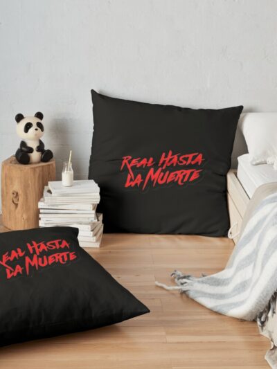 Anuel Aa Real Until Death Throw Pillow Official Anuel AA Merch