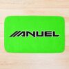Anuel Aa Verde Fluor Safety Green Bath Mat Official Anuel AA Merch