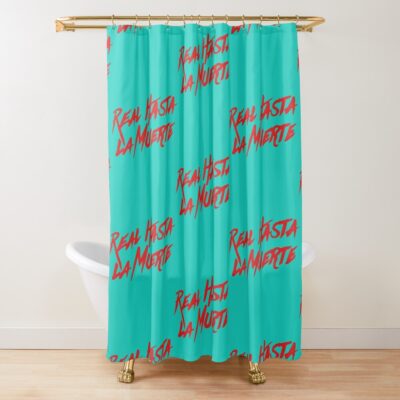 Emblem Of The Renowned Trap Singer Anuel Aa Shower Curtain Official Anuel AA Merch